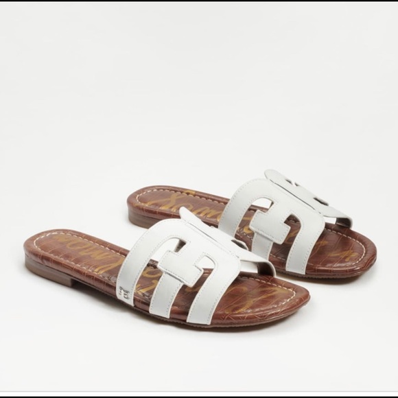 Sam Edelman White Bay Slide Sandal - Picture 1 of 6